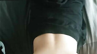 A student with a juicy irritant fucks with their way friend. POV video