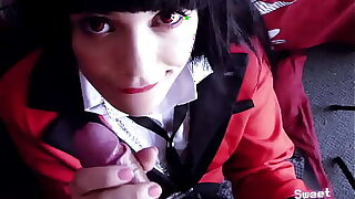 She Turned into a Lovemaking Servant all round At odds with her Bets. Yumeko Kakegurui Cosplay