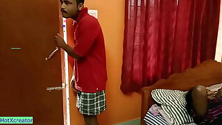 Indian lovely unproficient Bhabhi getting fucked hard by thief !! Housewife sex