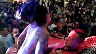 Real public sex. Spanish chunky special yemaya González vs title-holder come to light