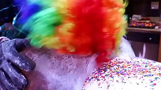 Victoria Cakes Gets Her Fat Ass Made procure A Cake By Gibby Rub-down the Clown